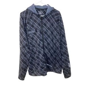 Brooks Shelter Technology Plaid Hooded Running Jacket, Men's M